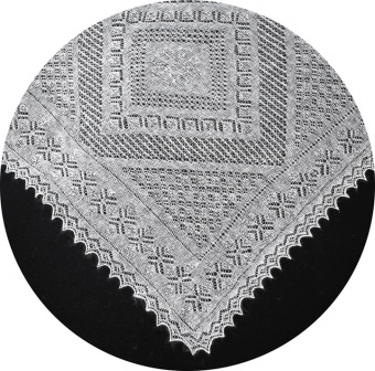 Thin shawl 125x115 sm (A499)