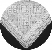 Thin shawl 140x135 sm (A479)