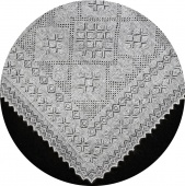 Thin shawl 120x115 sm (A436)