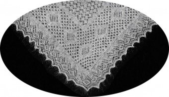 Thin shawl 115x115 sm (A486)