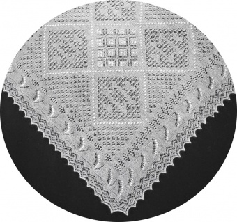 Thin shawl 120x120 sm (A491)