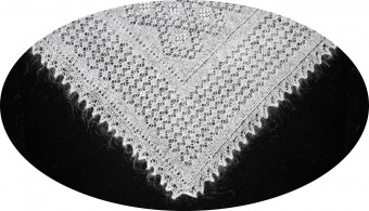 Thin shawl 125x125 sm (A466)
