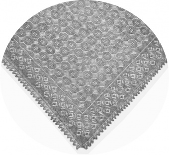 Thin shawl 115x115 sm (A484)