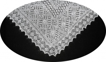 Thin shawl 135x135 sm (A473)