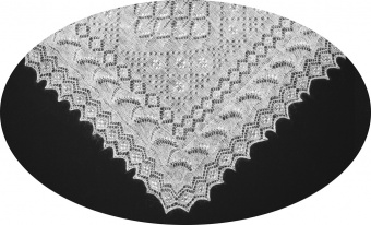 Thin shawl 130x120 sm (A481)
