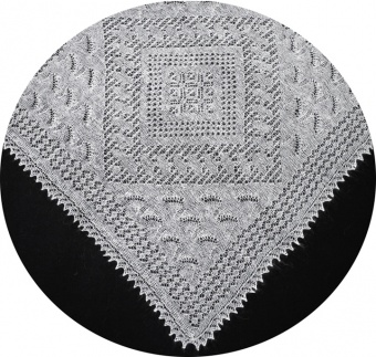 Thin shawl 110x100 sm (A498)