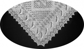 Thin shawl 120x120 sm (A491)