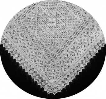 Thin shawl 110x110 sm (A471)